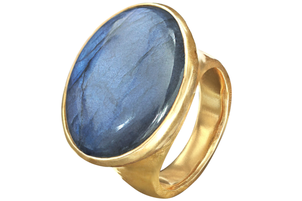 Pebble Labradorite Oval Limited Edition Ring