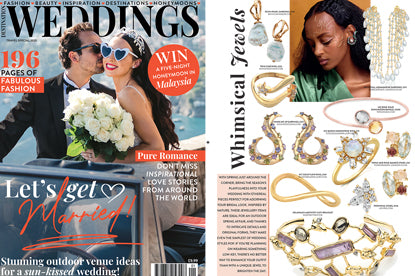 Pomegranate Earrings Feature In Destination Weddings Magazine