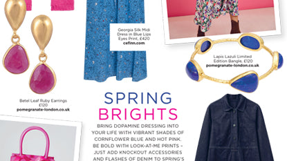 Pomegranate Jewellery Featured In Wildflower Magazine Spring 2023