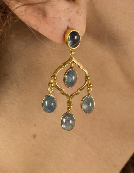Gemstone Cocktail Earrings