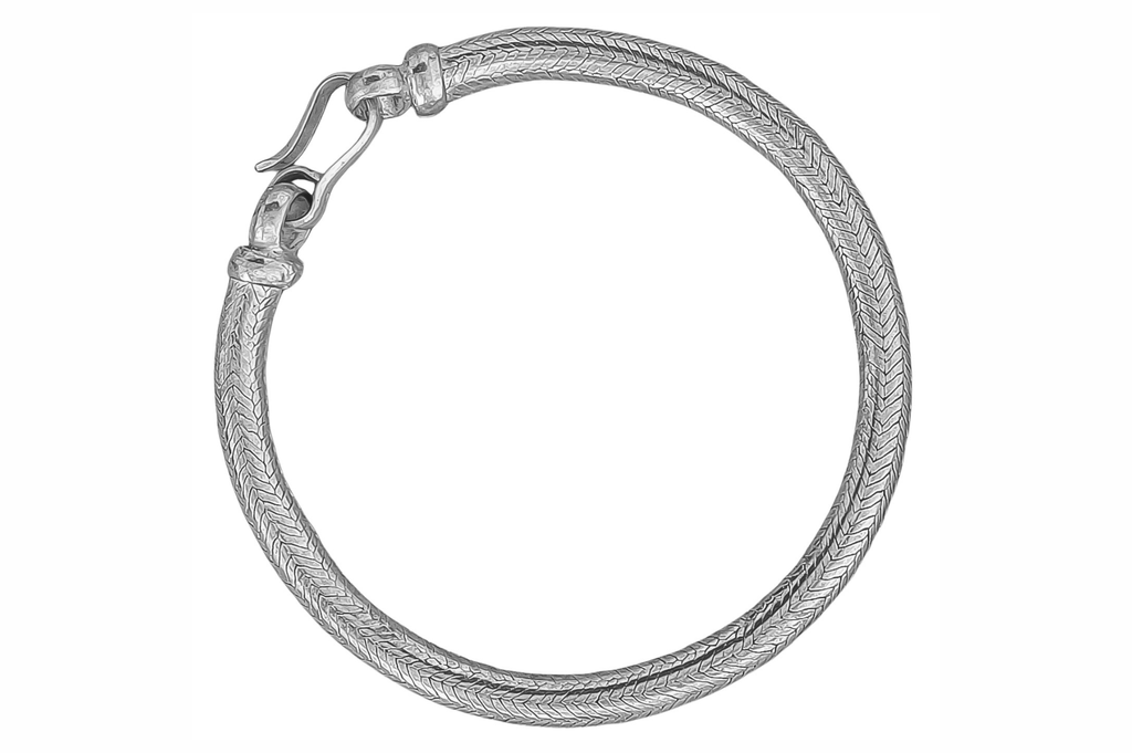 Sterling Silver 5mm Round Snake Chain Bracelet