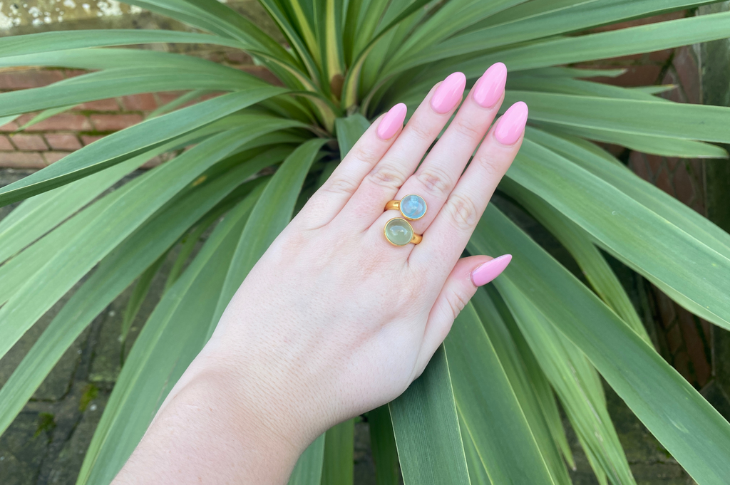 Athena Beryl Cabochon Ring