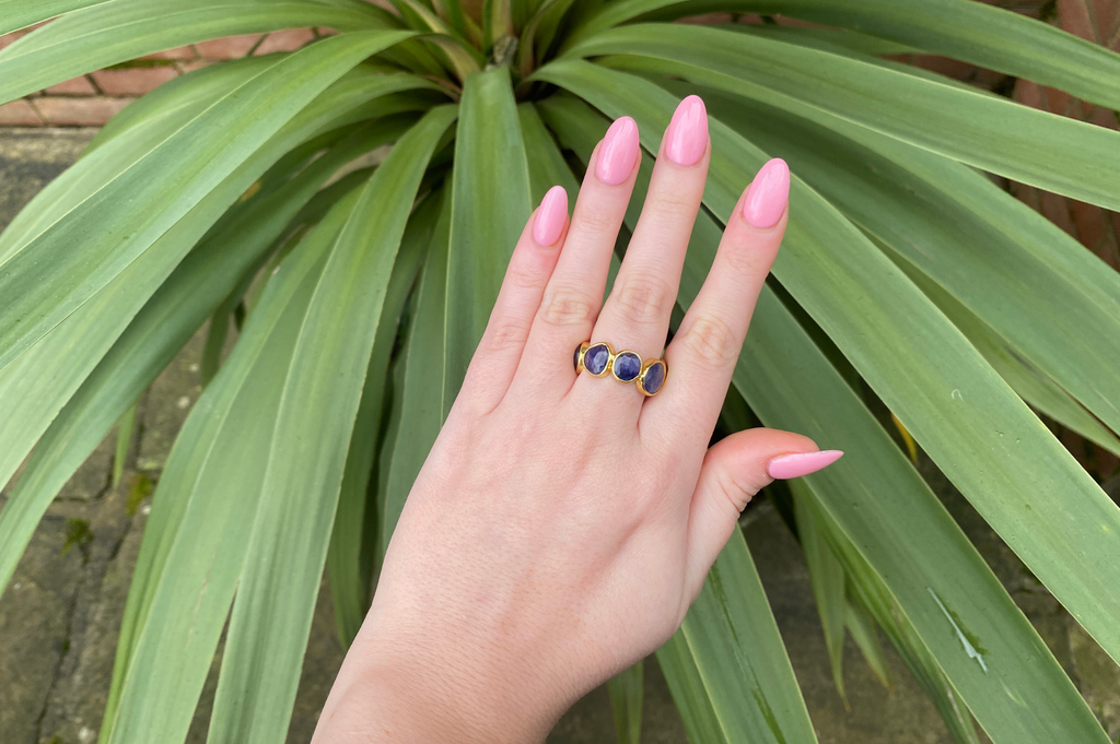 Pebble Sapphire Eternity Ring