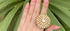 Pearl Pachi Work Wood Ring
