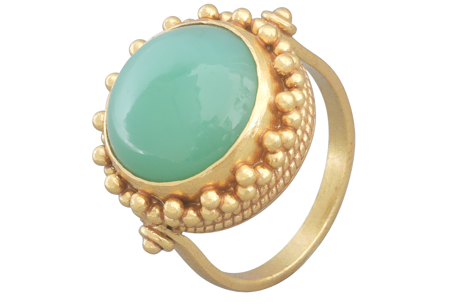 Ajmer Chrysoprase Ring