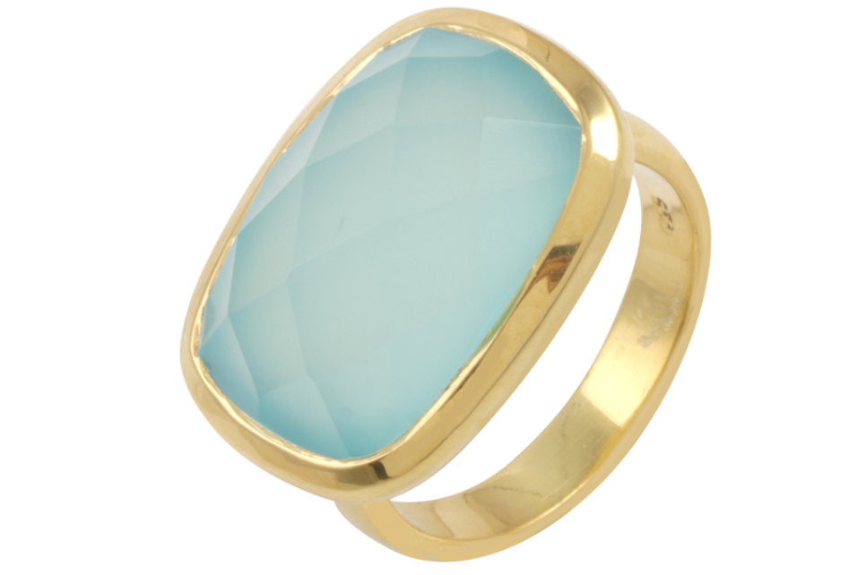 Alessandra Chalcedony Gemstone Ring