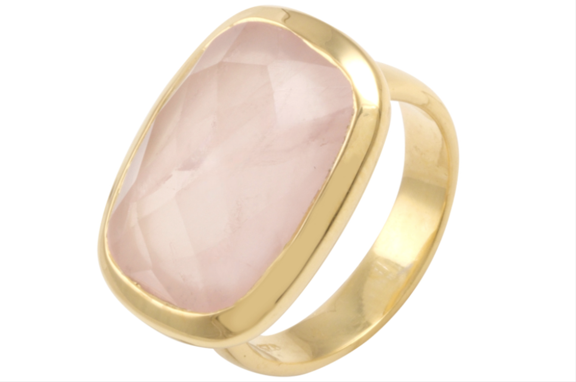 Alessandra Rose Quartz Ring