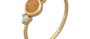 Alwar Pearl & Orange Sapphire Ring