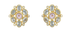 Posie Amethyst & Blue Topaz Stud Earrings
