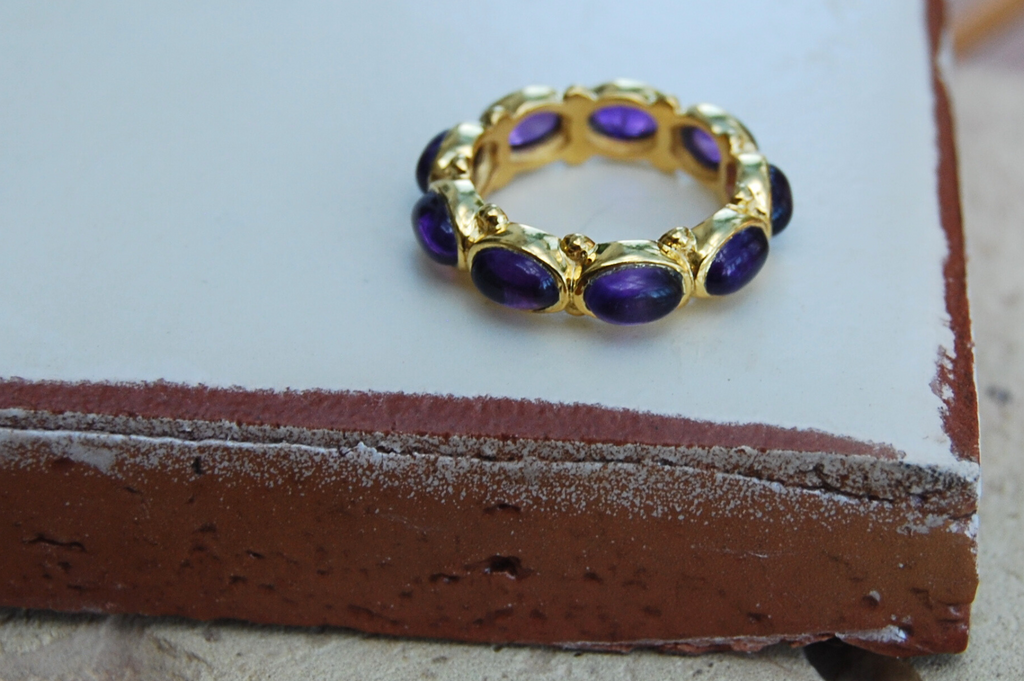 Lottie Amethyst Eternity Ring