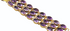 Alaia Amethyst Oval Gemstone Bracelet