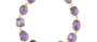 Rose Cut Amethyst Gemstone Bracelet