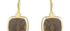 Anais Carved Smoky Quartz Earrings