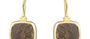 Anais Carved Smoky Quartz Earrings