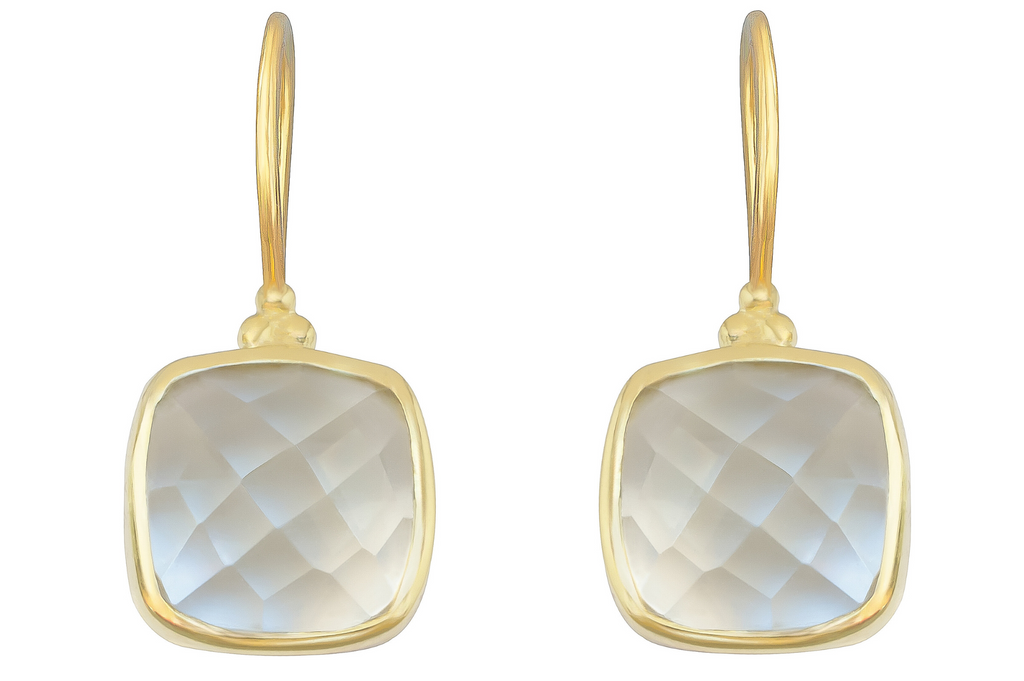 Anais Green Amethyst Earrings