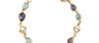 Anna Blue Topaz, Iolite & Pearl Bracelet
