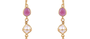 Anna Ruby, Pearl & Amethyst Earrings