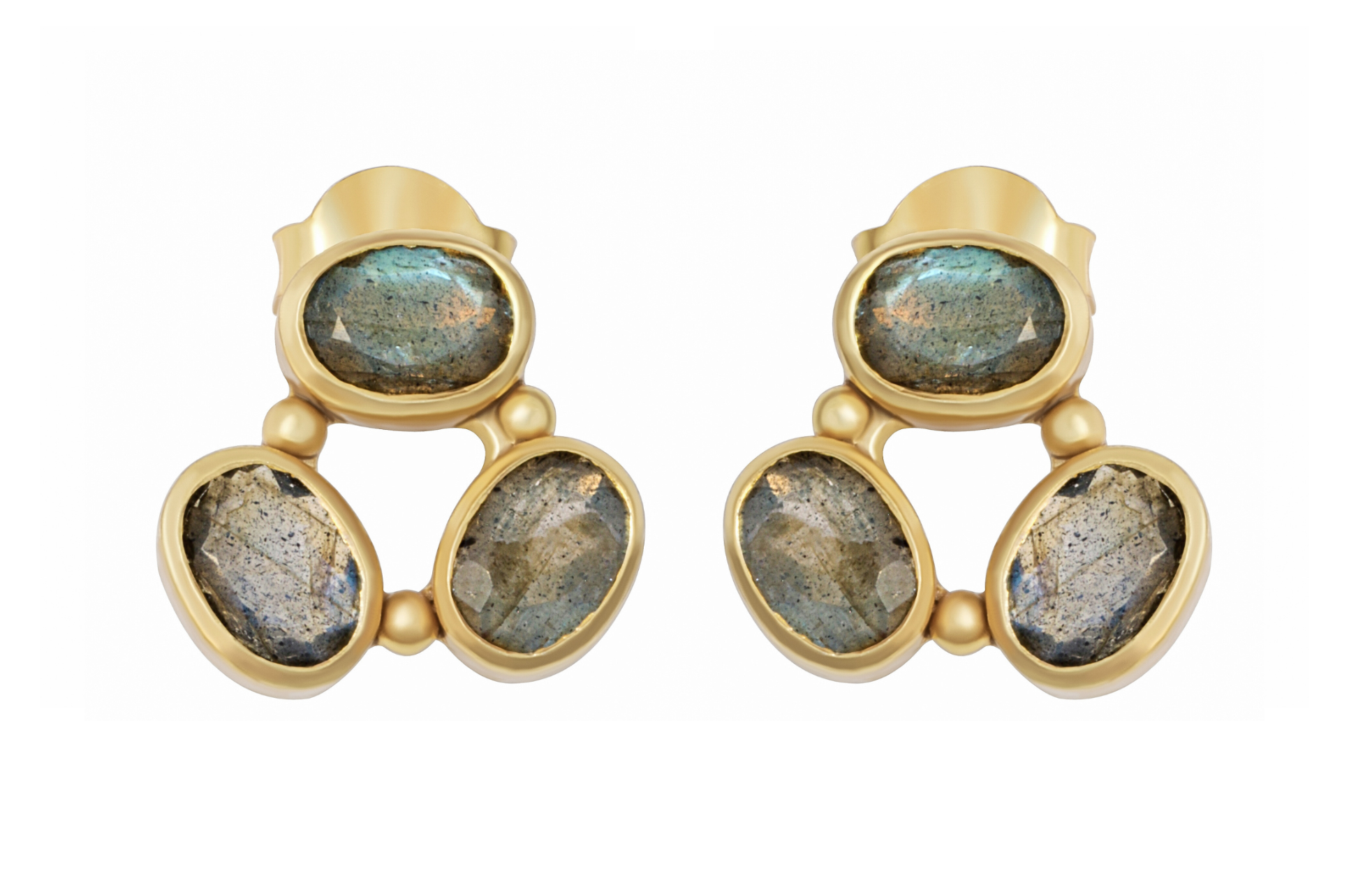 Anna Labradorite Stud Earrings