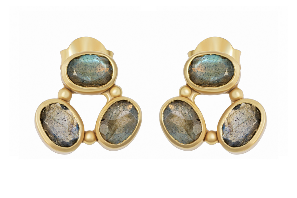 Anna Labradorite Stud Earrings