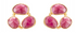 Anna Ruby Stud Earrings