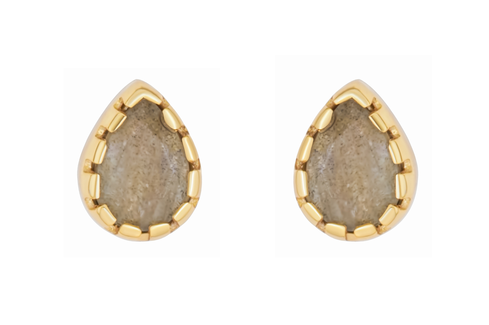 antonia Labradorite Stud Earrings