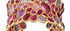 Aphrodite Ruby And Amethyst Gemstone Cuff Bracelet