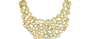 Aquamarine Bib Necklace