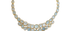 Aquamarine Multi Gemstone Bib Necklace