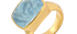 Aquamarine Cushion Shape Ring