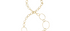 Asymmetric Link Chain Necklace