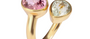 Athena Morganite & Green Beryl Ring
