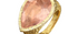 Ayla Pear Shaped Rose Quartz Ring