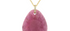 Fine Gold Bahia Pink Tourmaline Slice & Diamond Pendant Necklace