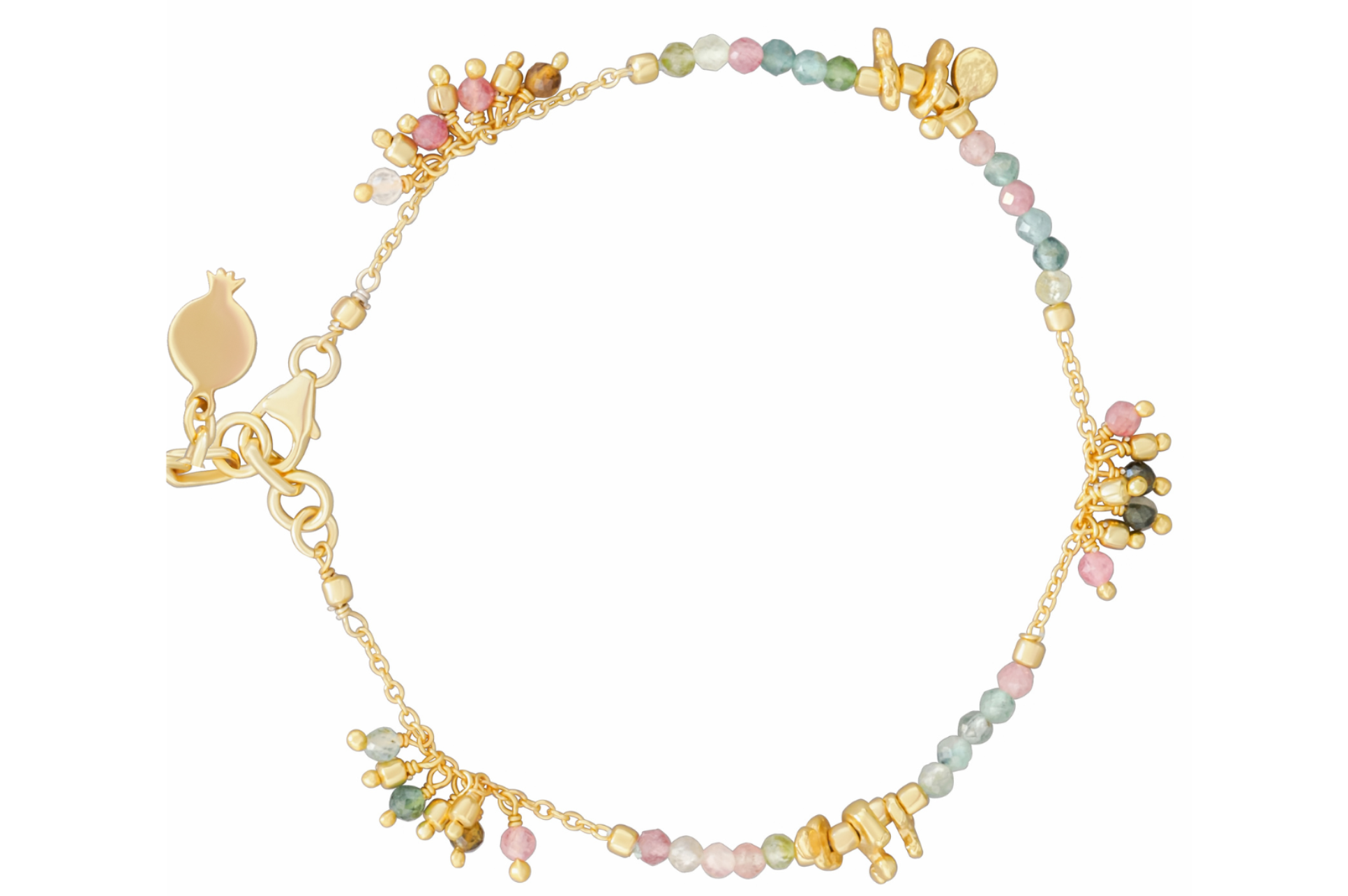 Ella Tourmaline Charm Bracelet