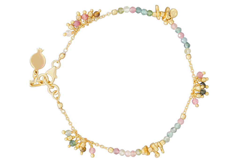 Ella Tourmaline Charm Bracelet