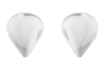 Betel Leaf Silver Stud Earrings