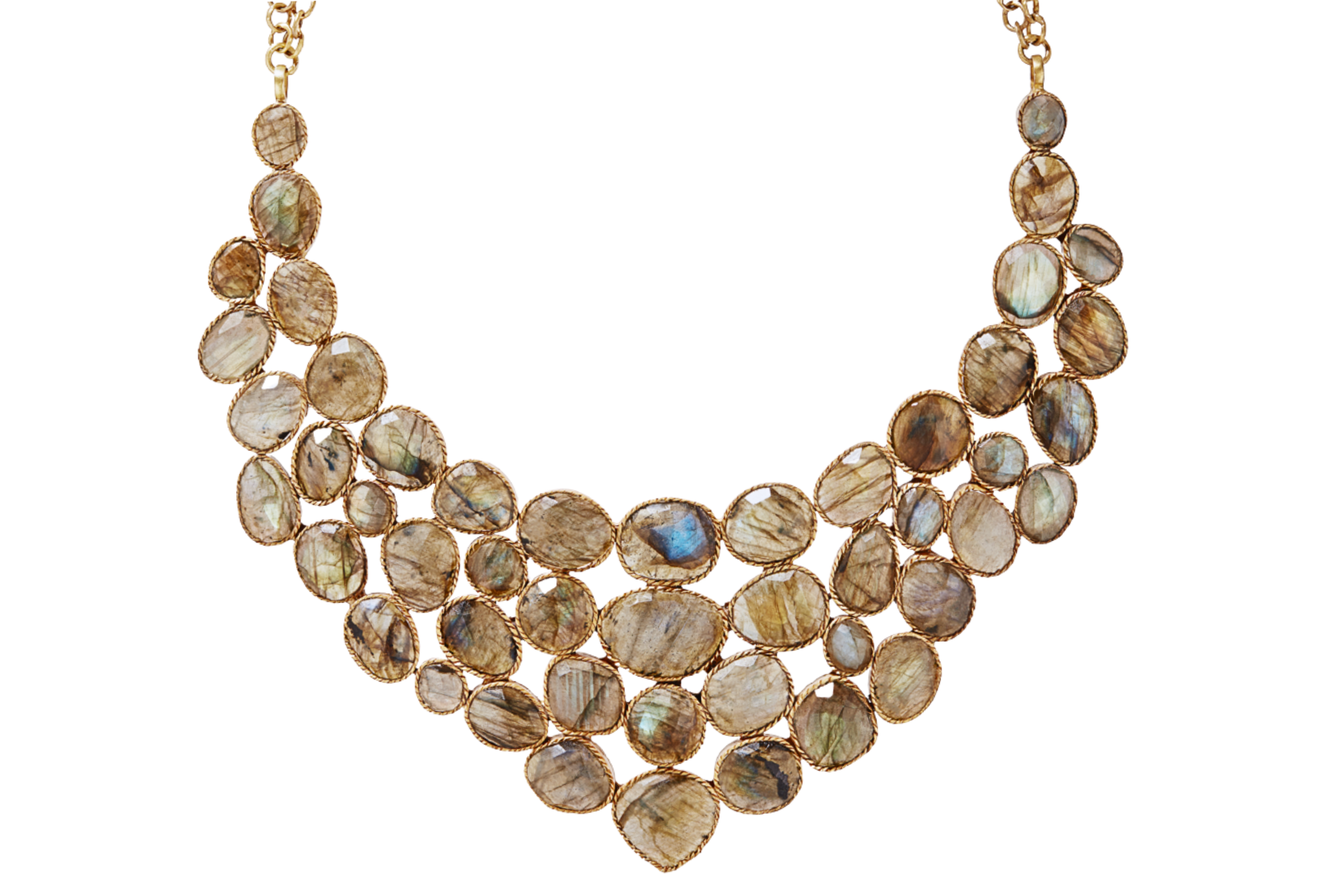 Labradorite Bib Necklace