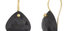 Elisa Black Onyx Pear Shape Earrings