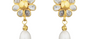 Blossom Pearl & Diamond Drop Earrings