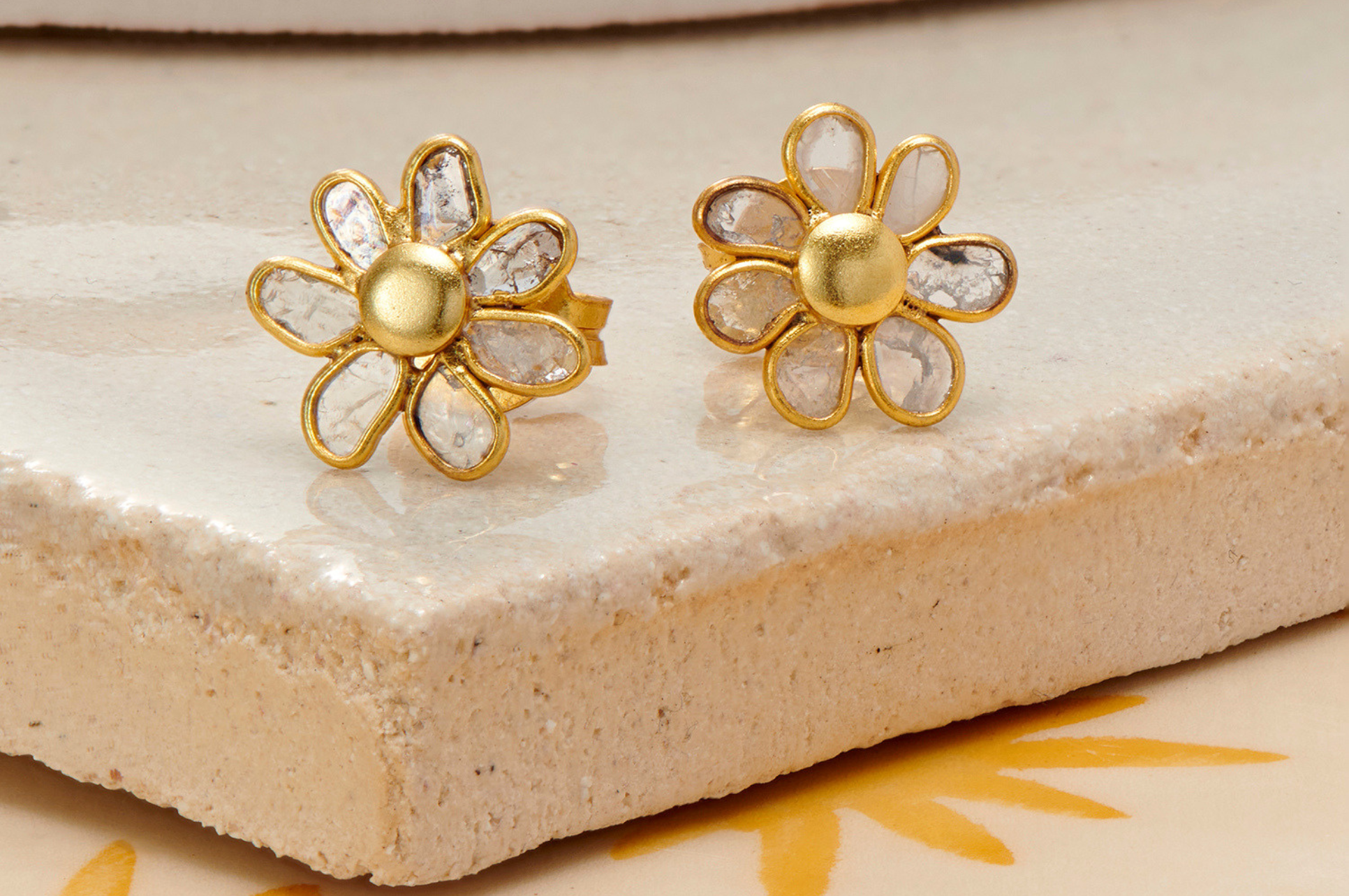 Blossom Diamond Stud Earrings