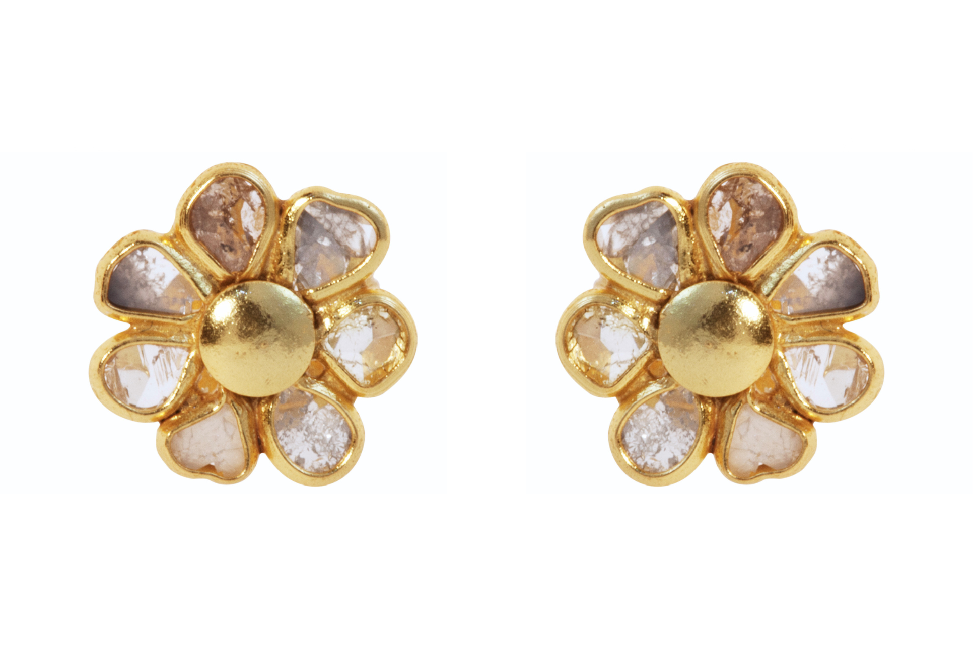 Blossom Diamond Stud Earrings