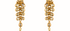 Fine Gold Diamond Earrings with Blue Tourmaline Drops