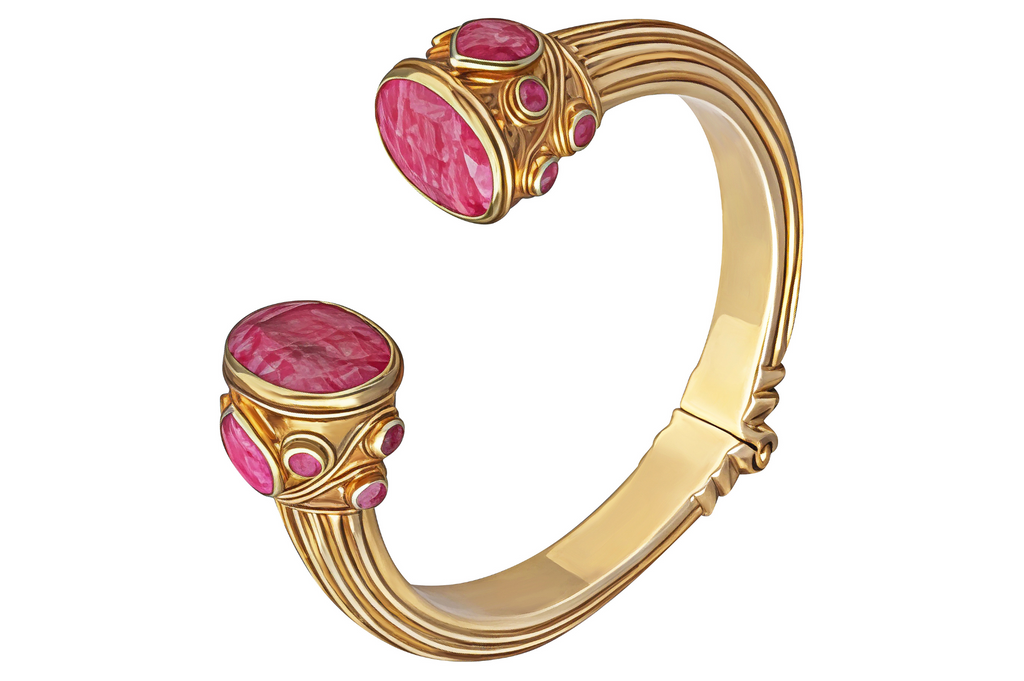 Bombay Sillimanite Cuff Bracelet