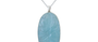 Sterling Silver & Carved Aquamarine Pendant Necklace