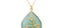 Jadau Chalcedony & Diamond Pendant Necklace
