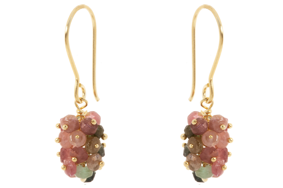 Charlotte Tourmaline Bead Earrings