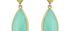 Chrysoprase And Peridot Gemstone Drop Earrings