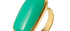 Pebble Chrysoprase Oblong Ring