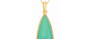 Chrysoprase Pebble Pendant Necklace