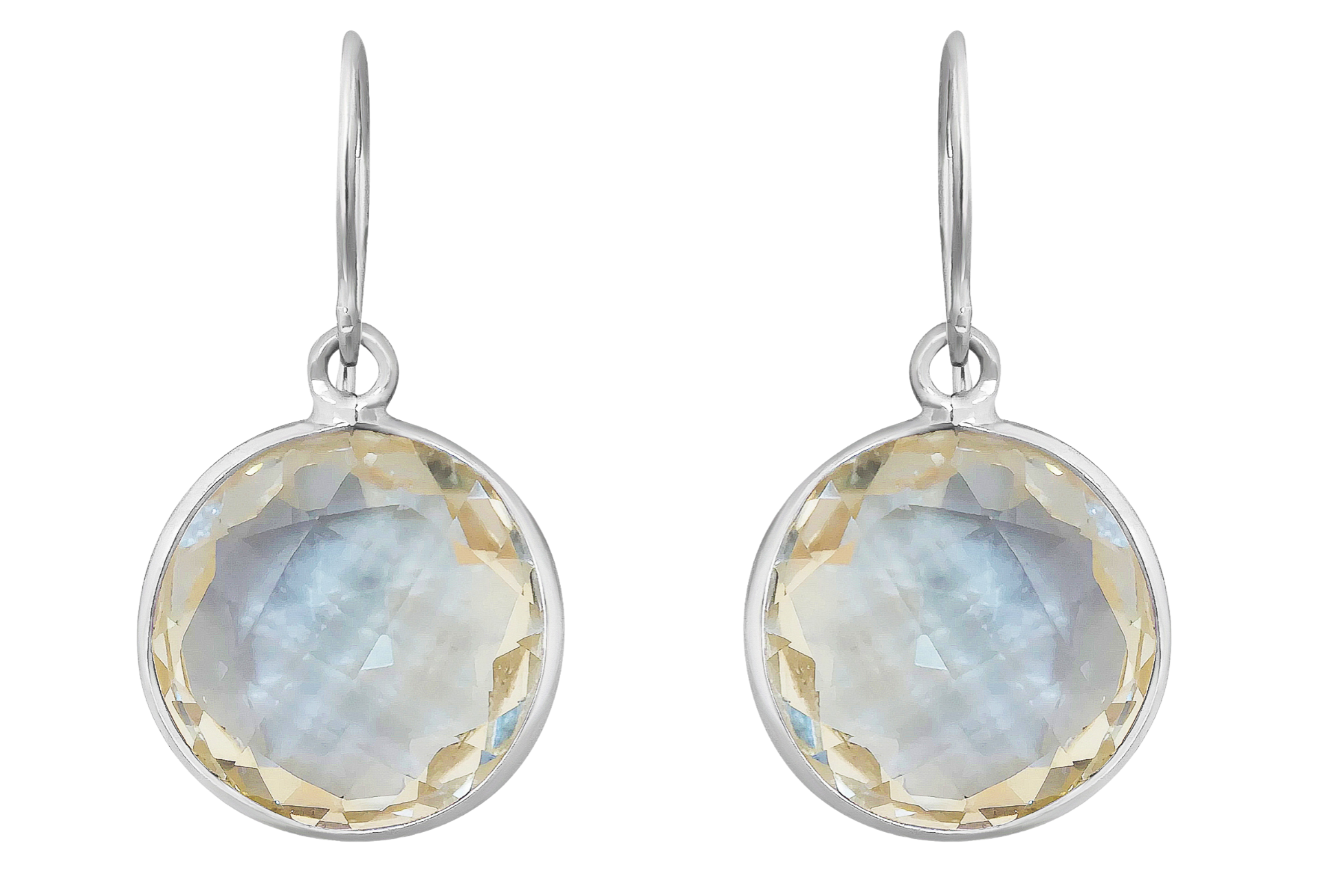 Natalia Silver Citrine Earrings